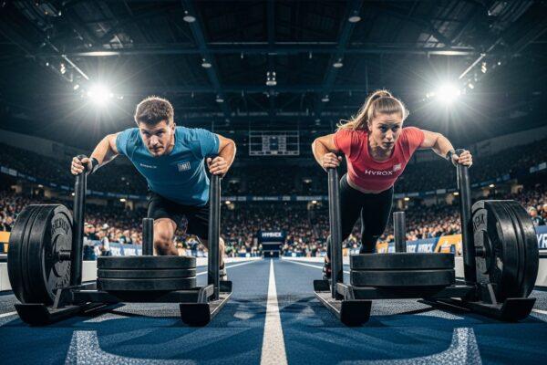 Czy w zawodach Hyrox występują różne obciążenia dla kobiet i mężczyzn?
